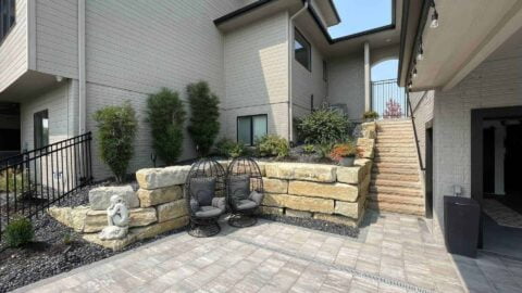 Michalski Retaining Wall And Stone Steps