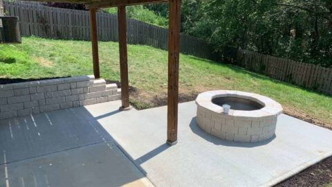 Patio Firepit Completed