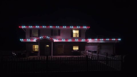 Red And White Christmas Lights