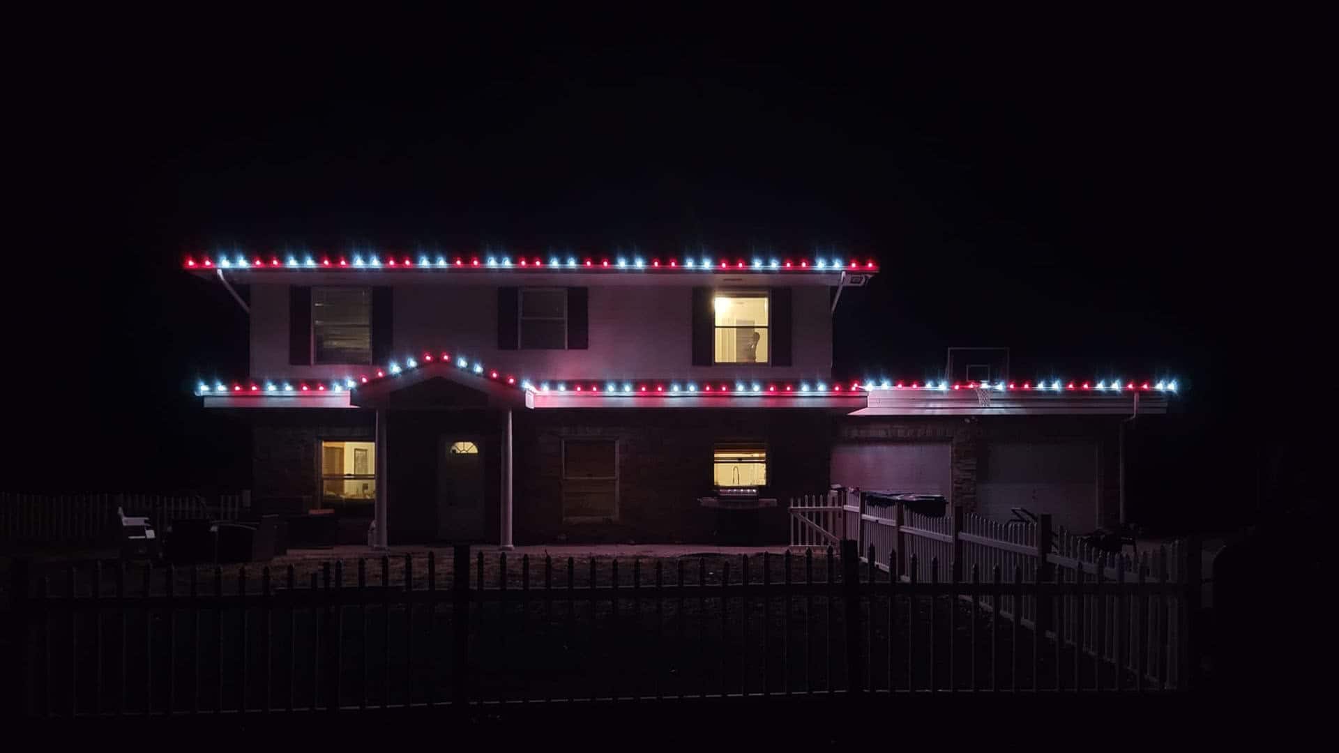 Red And White Christmas Lights