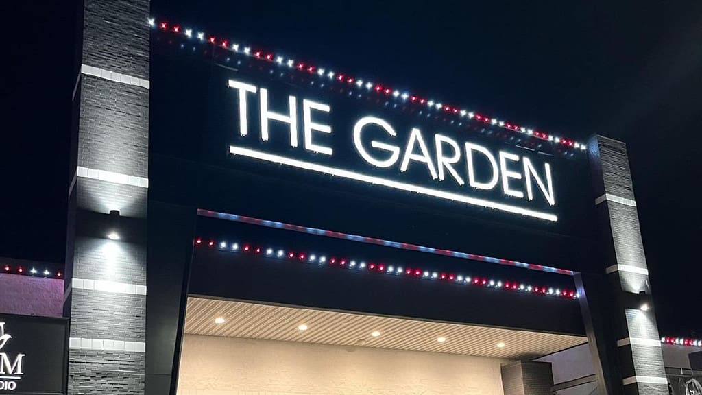The Garden Commercial Christmas Lighting Project